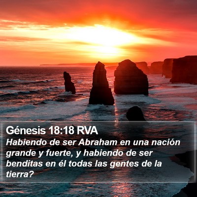 Génesis 18:18 RVA Bible Verse Image