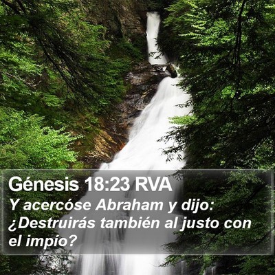 Génesis 18:23 RVA Bible Verse Image