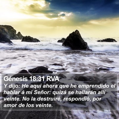 Génesis 18:31 RVA Bible Verse Image