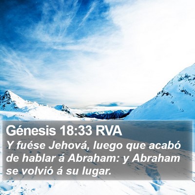 Génesis 18:33 RVA Bible Verse Image