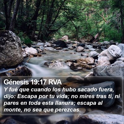 Génesis 19:17 RVA Bible Verse Image