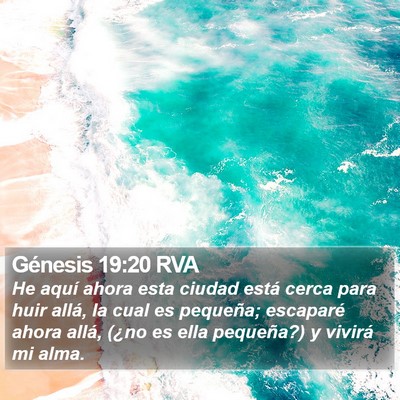 Génesis 19:20 RVA Bible Verse Image