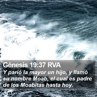 Génesis 19:37 RVA Bible Verse Image