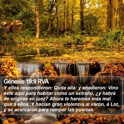 Génesis 19:9 RVA Bible Verse Image