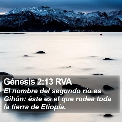 Génesis 2:13 RVA Bible Verse Image