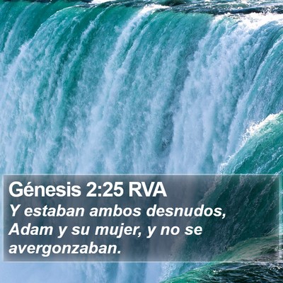Génesis 2:25 RVA Bible Verse Image