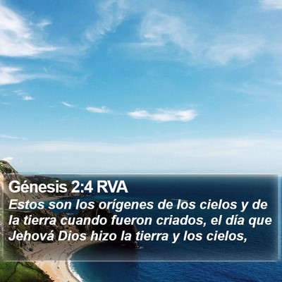 Génesis 2:4 RVA Bible Verse Image