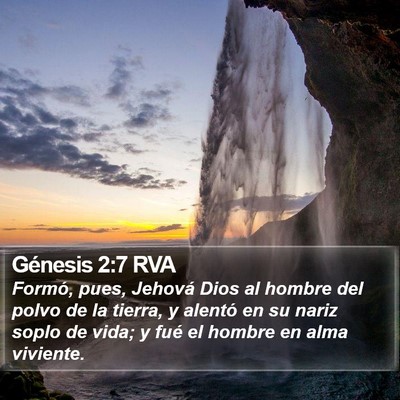 Génesis 2:7 RVA Bible Verse Image