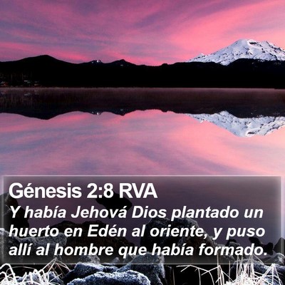 Génesis 2:8 RVA Bible Verse Image