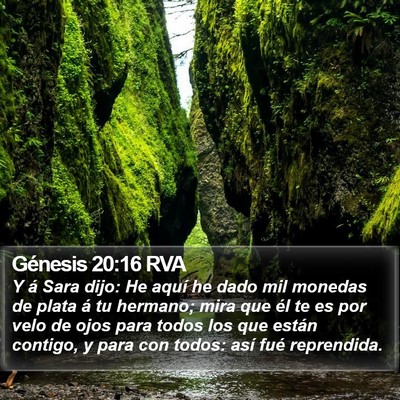 Génesis 20:16 RVA Bible Verse Image