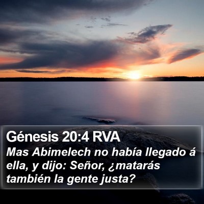 Génesis 20:4 RVA Bible Verse Image