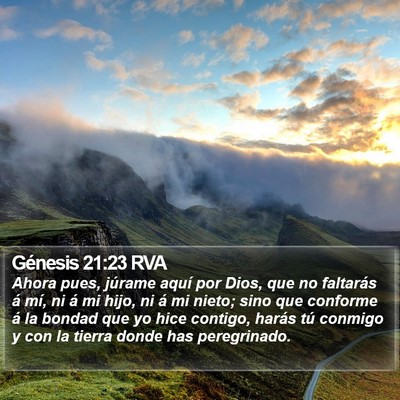 Génesis 21:23 RVA Bible Verse Image