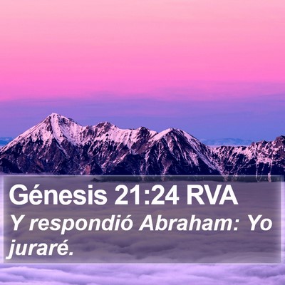 Génesis 21:24 RVA Bible Verse Image