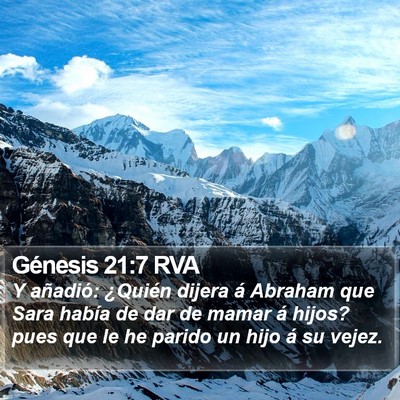 Génesis 21:7 RVA Bible Verse Image