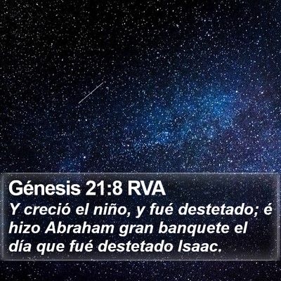 Génesis 21:8 RVA Bible Verse Image