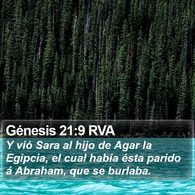 Génesis 21:9 RVA Bible Verse Image