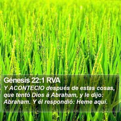 Génesis 22:1 RVA Bible Verse Image
