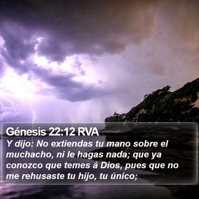 Génesis 22:12 RVA Bible Verse Image