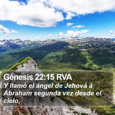 Génesis 22:15 RVA Bible Verse Image