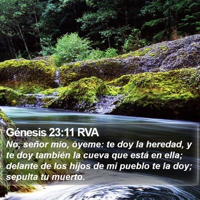 Génesis 23:11 RVA Bible Verse Image