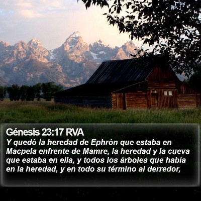 Génesis 23:17 RVA Bible Verse Image