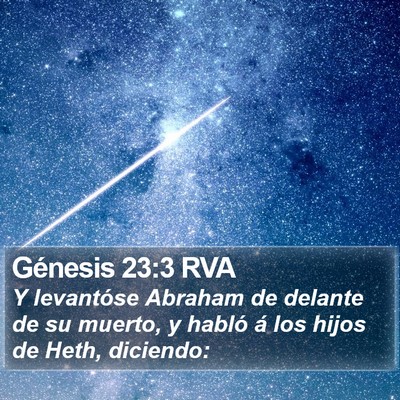 Génesis 23:3 RVA Bible Verse Image