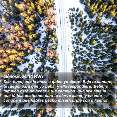 Génesis 24:14 RVA Bible Verse Image