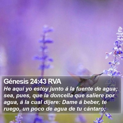 Génesis 24:43 RVA Bible Verse Image