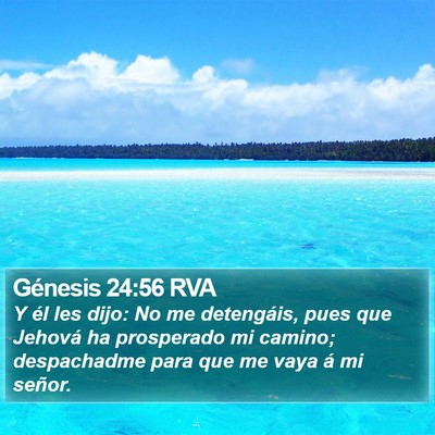 Génesis 24:56 RVA Bible Verse Image
