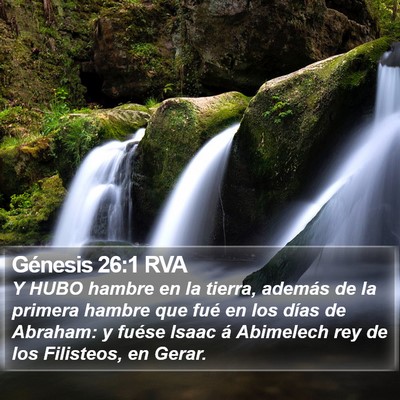 Génesis 26:1 RVA Bible Verse Image