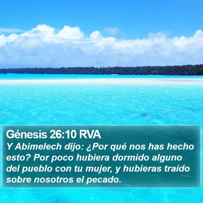 Génesis 26:10 RVA Bible Verse Image