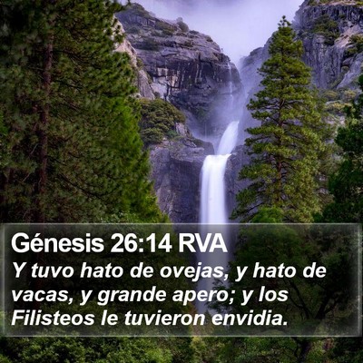 Génesis 26:14 RVA Bible Verse Image