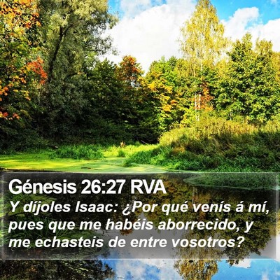 Génesis 26:27 RVA Bible Verse Image