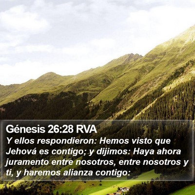Génesis 26:28 RVA Bible Verse Image