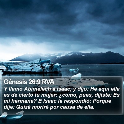 Génesis 26:9 RVA Bible Verse Image