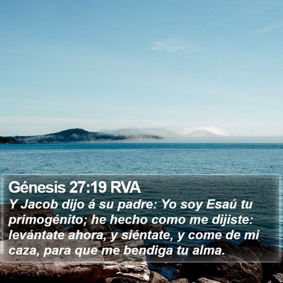 Génesis 27:19 RVA Bible Verse Image