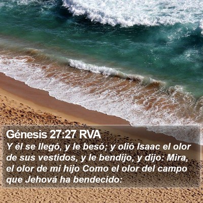 Génesis 27:27 RVA Bible Verse Image