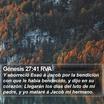 Génesis 27:41 RVA Bible Verse Image
