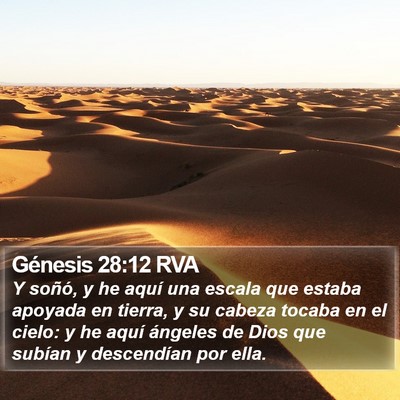 Génesis 28:12 RVA Bible Verse Image