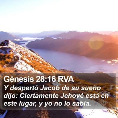 Génesis 28:16 RVA Bible Verse Image