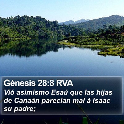 Génesis 28:8 RVA Bible Verse Image