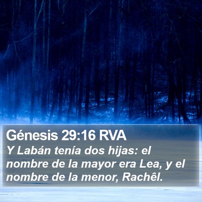 Génesis 29:16 RVA Bible Verse Image