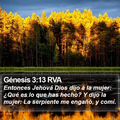 Génesis 3:13 RVA Bible Verse Image
