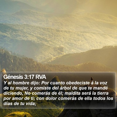Génesis 3:17 RVA Bible Verse Image