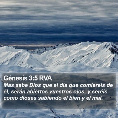 Génesis 3:5 RVA Bible Verse Image