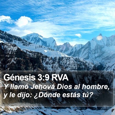 Génesis 3:9 RVA Bible Verse Image