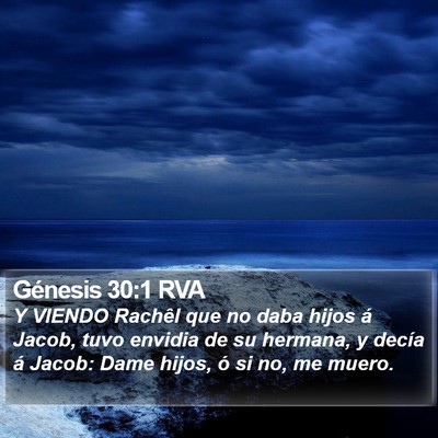 Génesis 30:1 RVA Bible Verse Image