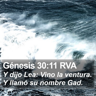 Génesis 30:11 RVA Bible Verse Image