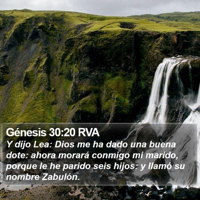 Génesis 30:20 RVA Bible Verse Image