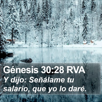 Génesis 30:28 RVA Bible Verse Image